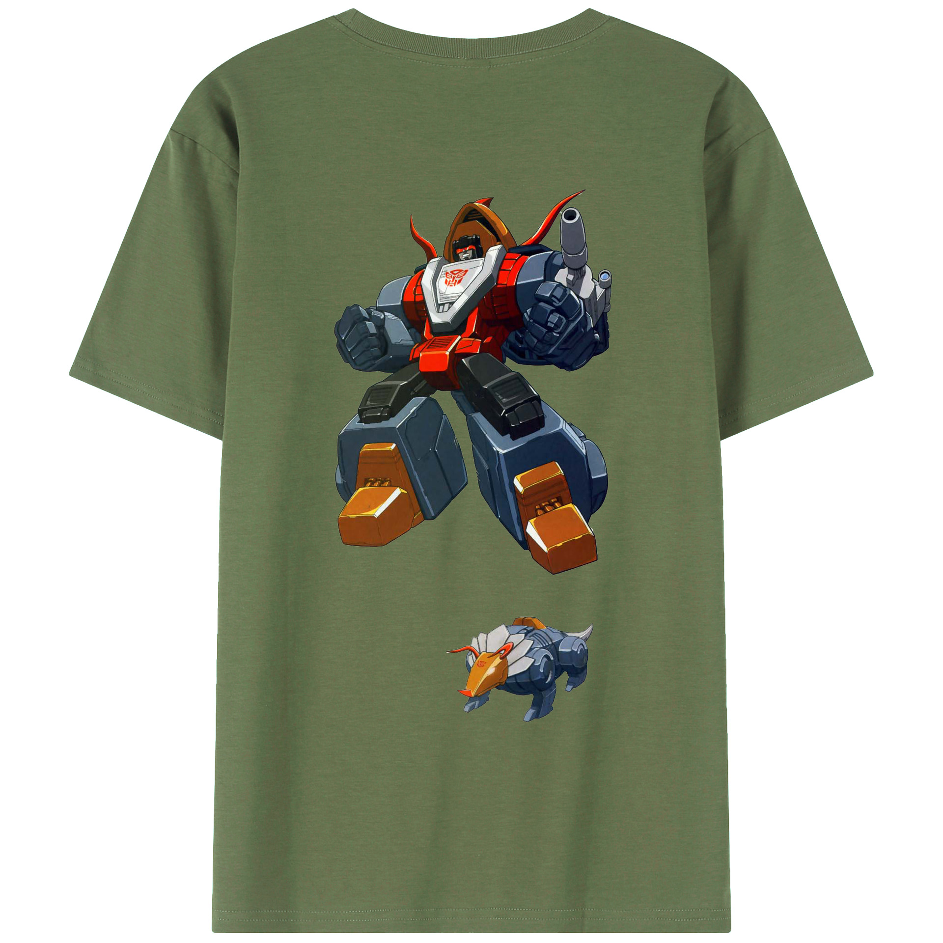 （画像用）  綿100％ メンズ半袖Tシャツ（バックプリント） 通気性